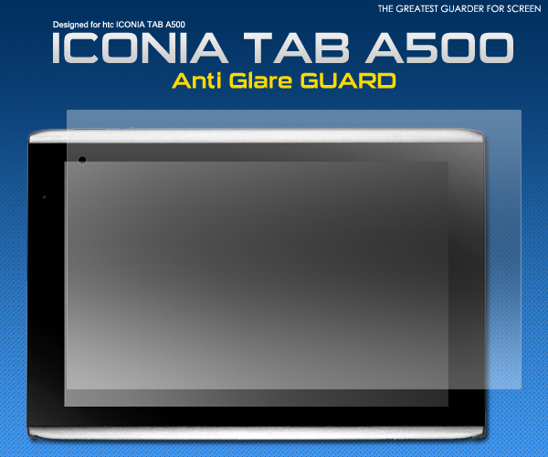 ICONIA TAB A500-10S16用 反射防止液晶保護シール acer エイサー アイコニア タブ A500用 保護フィルム WM-243-37-02