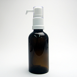 商品名 ポンプ ガラス(茶色) 50ml満量 61ml 高さ（mm） 93 ※ポンプ除く(ビン単体) 直径（mm） 39重量（g） 63 ※ポンプ除く(ビン単体) この商品には、ポンプ付キャップ（白）