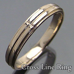 ◆送料無料◆Cross Men's Ring クロスラインのオシャレなデザインの指輪に仕上げました。 指輪の内側の空洞になっていない指なじみのよい高級な仕上がりです。 記念日や大切な人への贈
